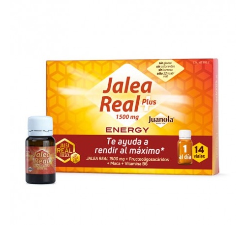 Juanola jalea real energy plus (14 ampollas bebibles)