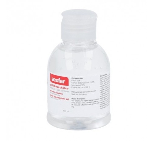 Gel hidroalcoholico - acofar (1 frasco 100 ml)