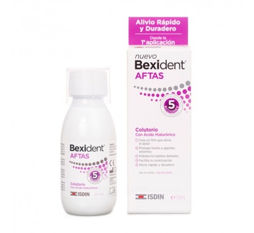 Bexident aftas colutorio bucal protector (120 ml)