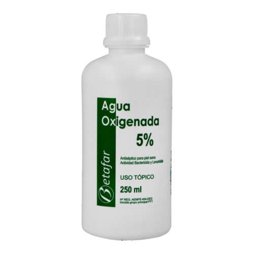 Agua oxigenada - betafar (5,1% 1 frasco 250 ml)