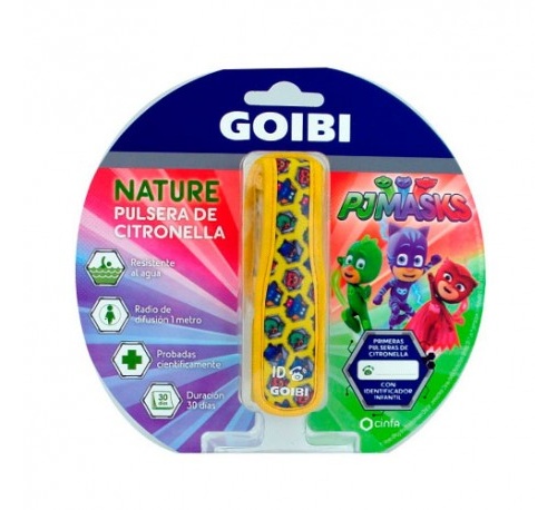 Goibi pulsera de citronella nature (1 pulsera pjmask)