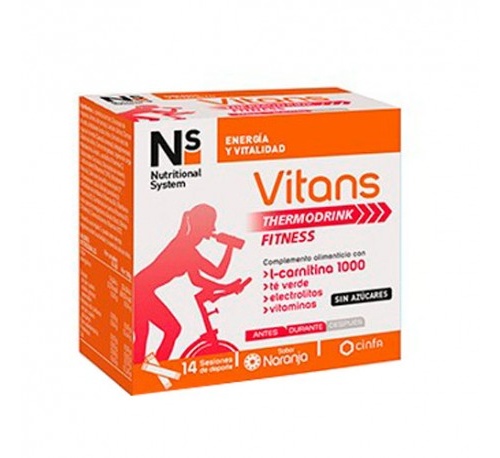 Ns vitans thermodrink fitness (14 sobres)