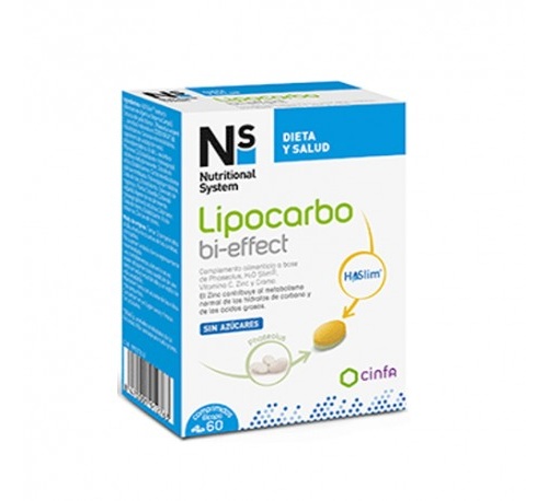 Ns lipocarbo bi-effect (60 comprimidos bicapa)