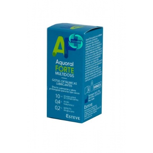 Aquoral forte multidosis - gotas oftalmicas lubricantes esteriles