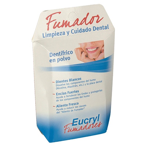 Eucryl fumadores cuidado integral polvo dental (50 g)