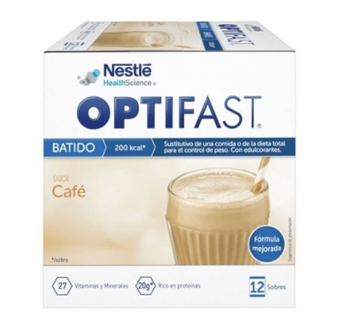 Optifast batido (53 g 12 sobres cafe)