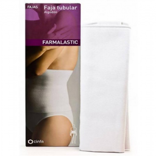 Faja - farmalastic algodon tubular (blanca t- 3)