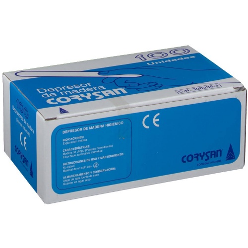 Depresores de madera - corysan (100 u)