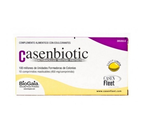 Casenbiotic (sabor limon 10 comprimidos)