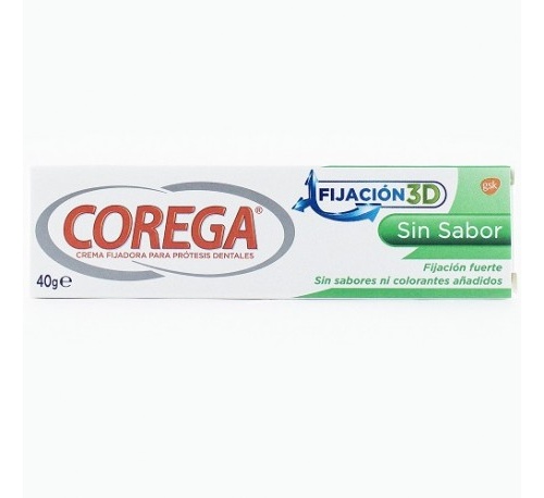 Corega crema extra fuerte sin sabor - adhesivo protesis dental (40 ml)