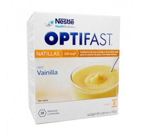 Optifast natillas (54 g 9 sobres vainilla)