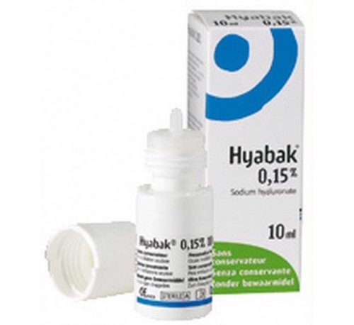 Hyabak 0.15% - solucion hidratante lentes de contacto (10 ml)