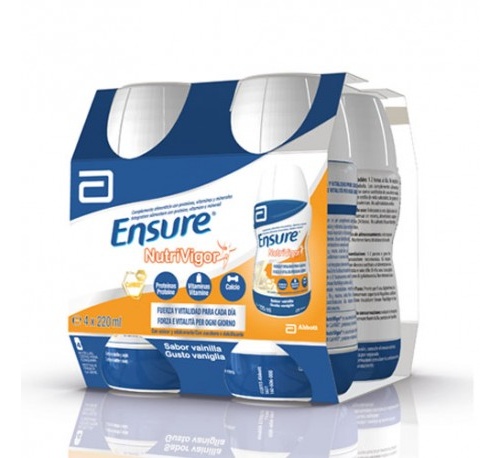 Ensure nutrivigor botella (4 botella 220 ml vainilla)