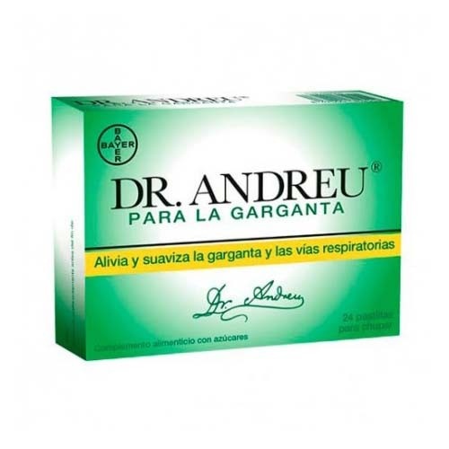 Dr. andreu para la garganta (24 pastillas para chupar)