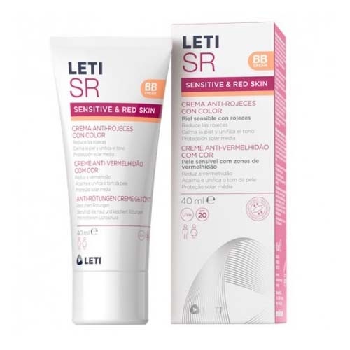 Letisr crema anti-rojeces con color + corrector (1 envase 40 ml + 1 envase 2 g)