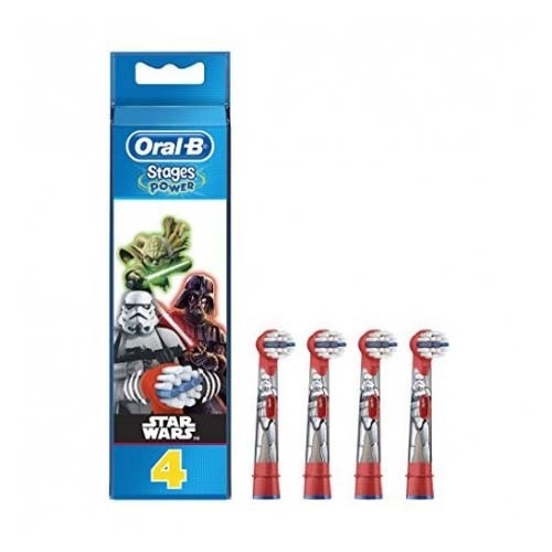 Cepillo dental electrico infantil recambios - oral-b pro kids 3+ spiderman (4 recambios)