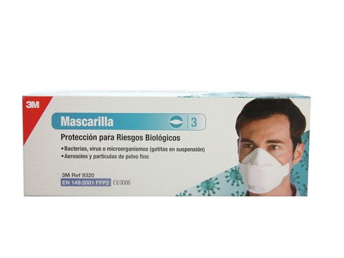 Mascarilla autofiltrante ffp2 - 3m (3 unidades)