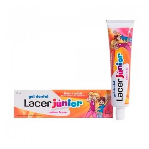 Lacer junior gel dental (1 envase 75 ml sabor fresa)