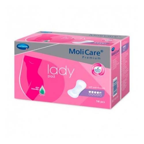 Absorbente incontinencia orina ligera - molicare premium lady pad (4,5 gotas 14 unidades)