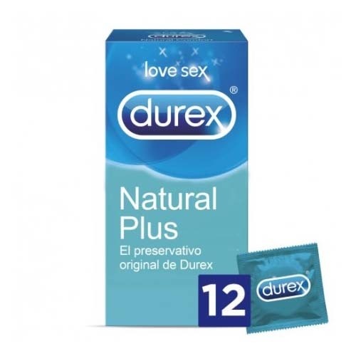 Durex natural plus - preservativos (12 unidades)