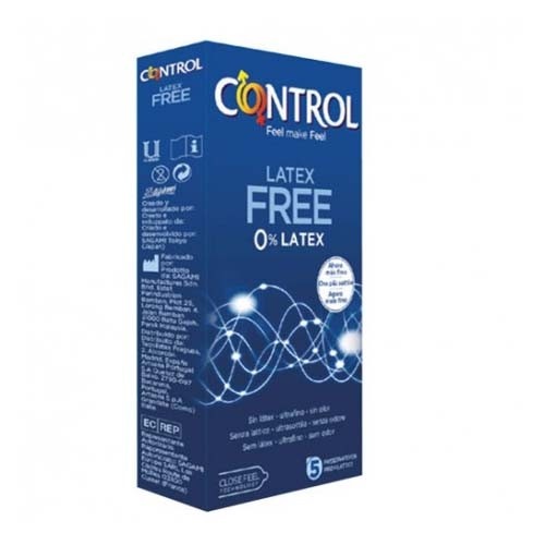 Control latex free - preservativos (5 unidades)