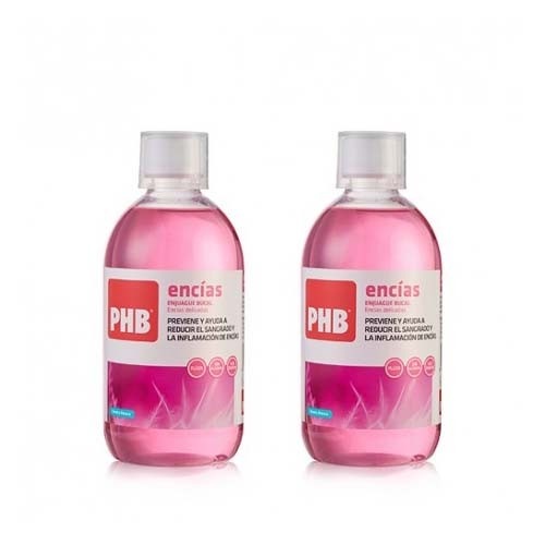 Phb encias enjuague bucal (2 envases 500 ml duplo)