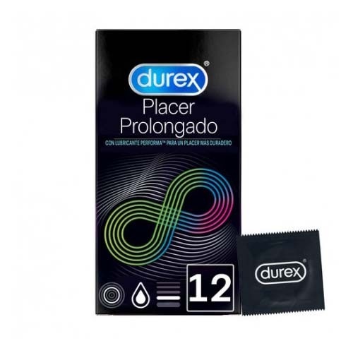 Durex placer prolongado - preservativos (12 unidades)