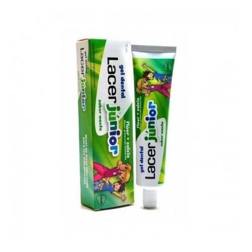 Lacer junior gel dental (1 envase 75 ml sabor menta)