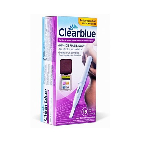 Clearblue monitor anticoncepcion (16 varillas de prueba)