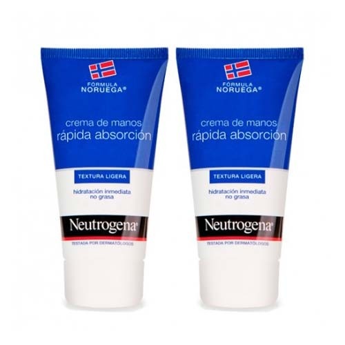 Neutrogena formula noruega crema de manos rapida absorcion (2 unidades 75 ml)