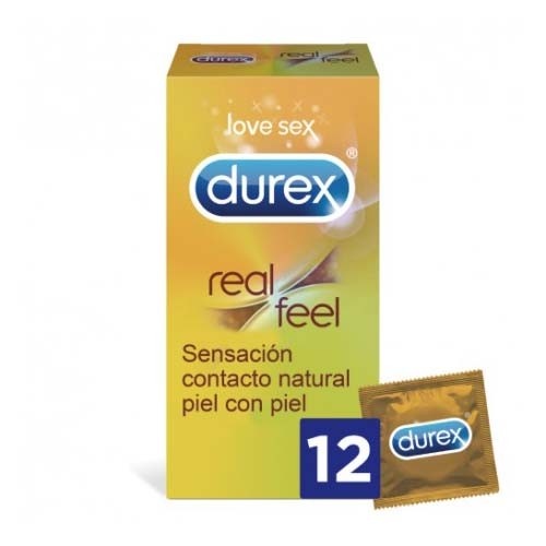 Durex real feel - preservativo sin latex (12 unidades)