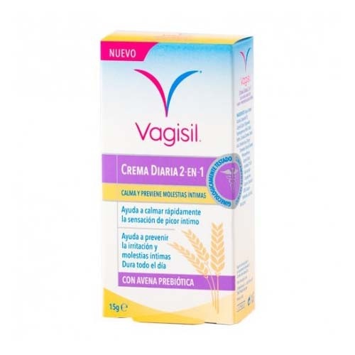 Vagisil crema diaria 2 en 1 (1 envase 15 g)