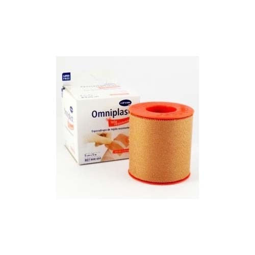 Esparadrapo hipoalergico - omniplast tejido resistente (1 unidad 5 m x 5 cm)