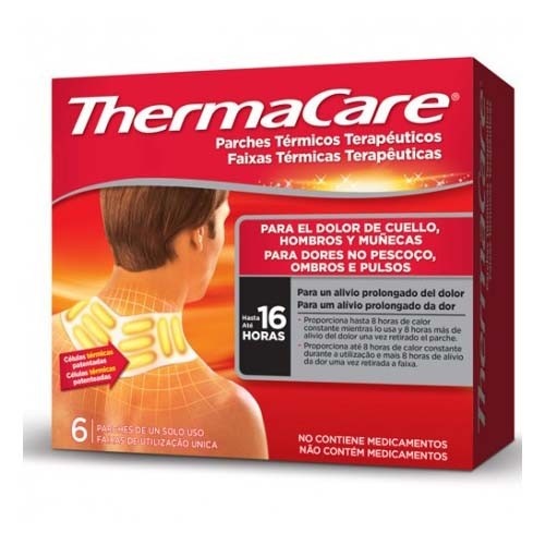 Thermacare parche termico cuello hombro muñeca (6 parches)