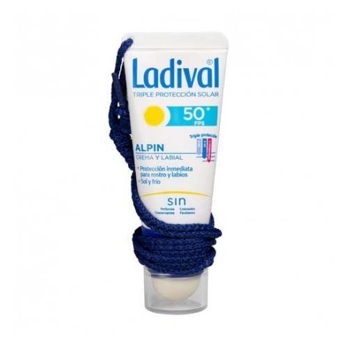 Ladival alpin fps 50+ (crema 1 envase 20 ml + labial 1 envase 3,2 g)