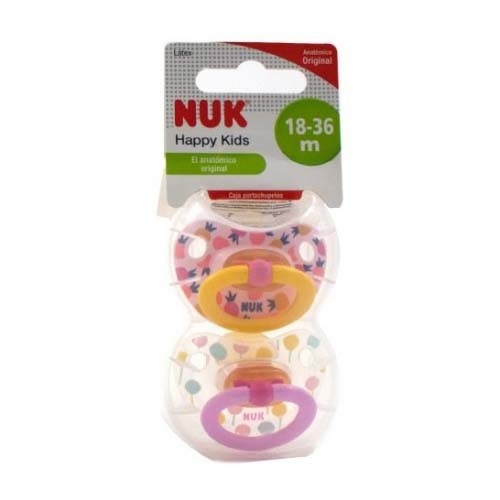 Chupete latex anatomico - nuk star (18 - 36 meses 2 unidades)