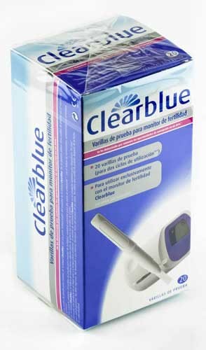 Clearblue varillas test de embarazo (20 u)