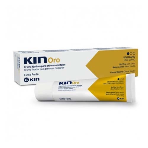 Kin oro crema fijadora - adhesivo protesis dental (1 envase 75 ml)