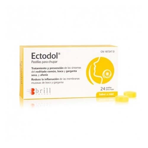 Ectodol (24 pastillas para chupar)