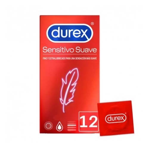 Durex sensitivo suave - preservativos (12 unidades)