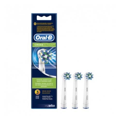 Cepillo dental electrico recambio - oral-b pro cross action (3 cabezales)