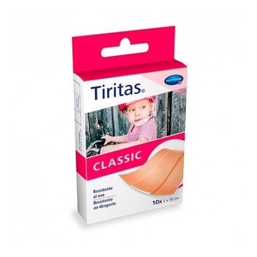 Tiritas classic - aposito adhesivo (1 m x 6 cm 10 u)