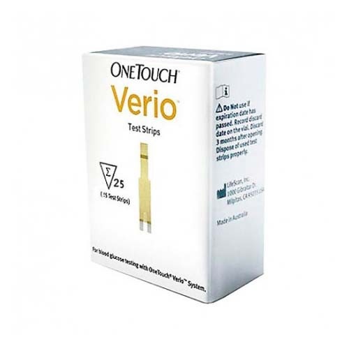 Tiras reactivas glucemia - onetouch verio (25 u)