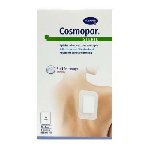 Cosmopor steril - aposito esteril (5 unidades 15 cm x 8 cm)