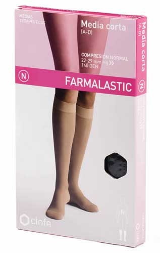 Media corta (a-d) comp normal - farmalastic (negra t- med)