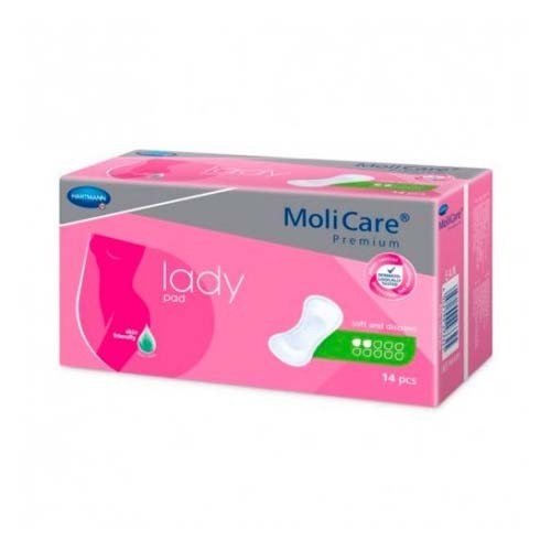 Absorbente incontinencia orina ligera - molicare premium lady pad (2 gotas 14 unidades)