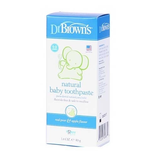 Pasta dental infantil natural - bebe dr brown (40 g)