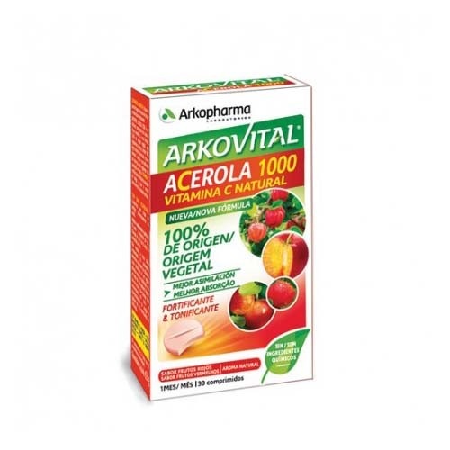 Arkovital acerola 1000 vitamina c (30 comprimidos)