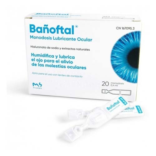 Bañoftal gotas oftalmicas (20 monodosis 0.4 ml)